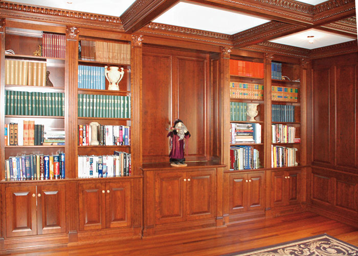 High End Libraries & Wainscoting