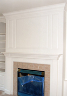 After - Painted Fireplace Unit